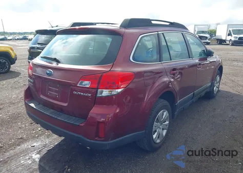 2011 Subaru Outback 2.5I из США, поврежденный, VIN 4S4BRCAC4B3420270